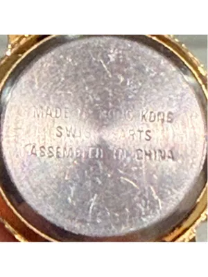 Arenix Women’s Quartz Watch Blue Stone Inlay Gold Tone Roman Numeral thumbnail 3
