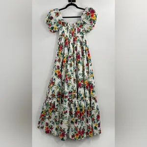 Cara Cara Payton Off-Shoulder Cutout Poplin Maxi Dress thumbnail 6