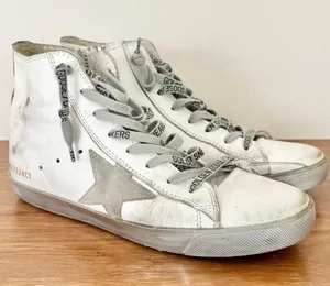Golden Goose Francy Leather High Top Sneaker Shoes White Women's Size 36 / 6 thumbnail 2