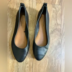 Lucky Brand Black Leather Flats thumbnail 2