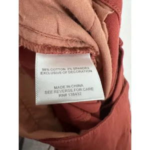 ModCloth Cropped Trousers Women Large Red Retro Twee Indie Academic thumbnail 8