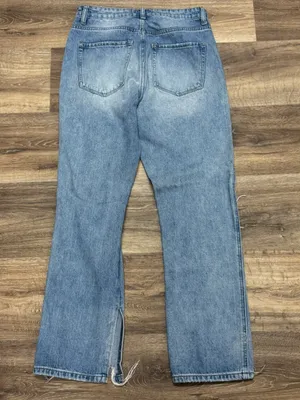 Vervet Distressed Split Hem Straight Jeans Women’s 28 thumbnail 2