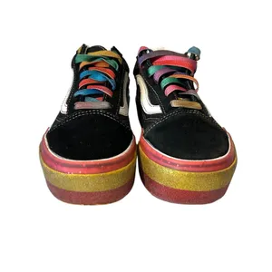 Vans Old Skool Stacked Glitter Rainbow Platform Men's Size 4 Women's Size 5.5 thumbnail 3