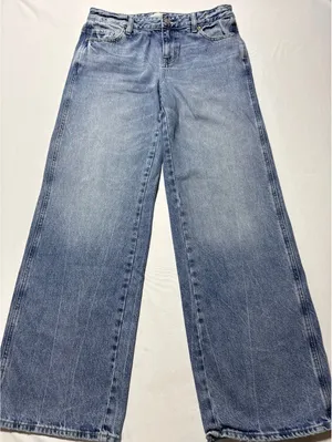 PacSun Wide-Leg Blue Denim Jeans - Comfy and Cool! thumbnail 1