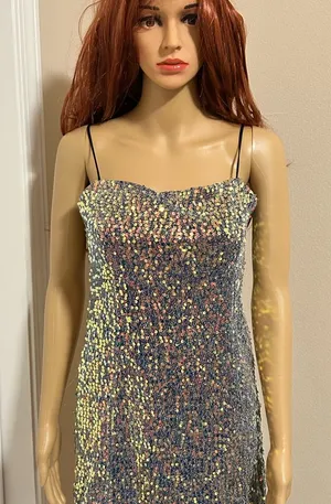 Urban Outfitters Sequin Mini Dress - Multicolor thumbnail 1
