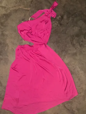 Tyche Vibrant Hot Pink Dress Piece thumbnail 4