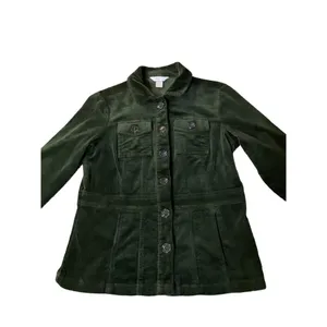 Christopher Banks Jacket Womens S Used Green Corduroy thumbnail 6