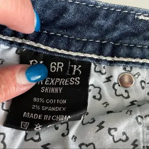 ReRock For Express Women's Jeans Skinny Size‎ 6 Regular thumbnail 5