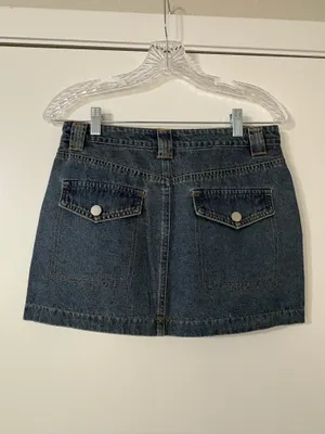 Le lis No Notes Needed denim mini skirt thumbnail 3