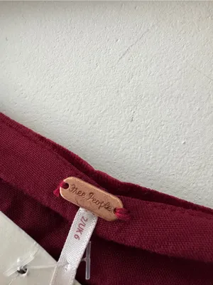 Free People Linney Velvet Minidress in Cabernet Burgundy‎ thumbnail 8