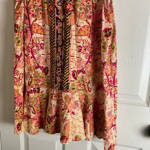 Free People "Summer in Tulum Floral Printed Linen Tunic Top - Size M⁠ thumbnail 4