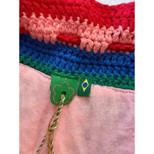 FARM RIO Colorful Crochet Knit Shorts Size‎ Medium thumbnail 3
