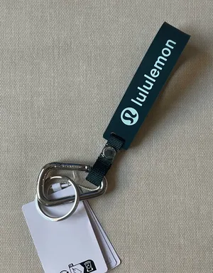Lululemon silicone keychain - Warp Teal/Ideal Mint thumbnail 1