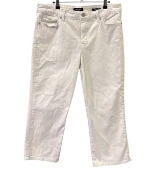 Nine West White Chrystie Stretch Denim Capri Jeans Womens Plus Size 14 thumbnail 1