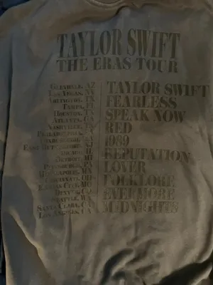 Taylor Swift Eras Tour Sweatshirt thumbnail 2