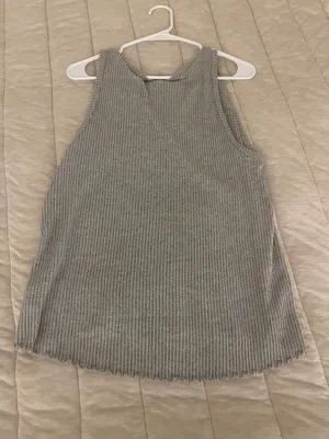American Eagle Gray Tank Top thumbnail 2