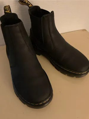 Dr. Martens women Black Chelsea Combat Embury boots US 5 thumbnail 6