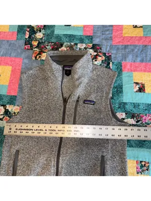 Patagonia $129 NEW Womans M Gray Fleece Vest Better Sweater Outdoor Full Zip Med thumbnail 8