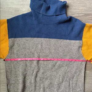 Free People Softly Structured Color Block Sweater Large thumbnail 7