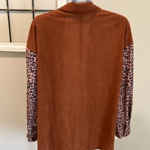 Corduroy rust animal shackle color block NWOT thumbnail 7