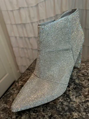 Steve Madden Noticed-R Crystal Booties thumbnail 3