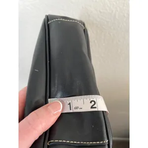 Nine West Black Faux Leather y2k small shoulder Handbag thumbnail 10