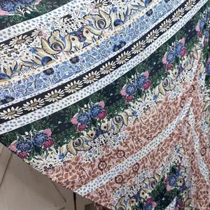 JAASE Endless Summer‎ Boho Multi Floral Print Open Back Maxi Sundress Small thumbnail 7