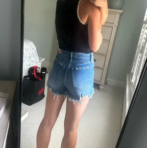 Abercrombie and fitch high waisted Jean shorts 00 24 thumbnail 2