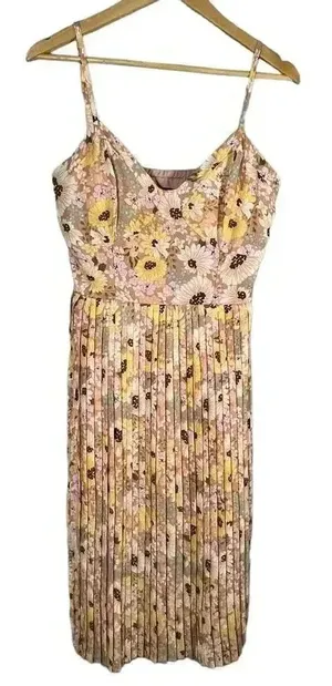 Max + Ash Floral Pleated Dress‎ Large thumbnail 1