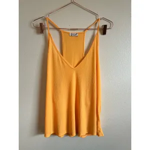 Free People Tank Top Womens XS Ribbed V-Neck Racerback‎ Summer Casual thumbnail 3