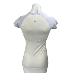 Lululemon Swiftly Tech White Sculpt Knit Short Sleeve Athletic Tee T-Shirt Top 4 thumbnail 2