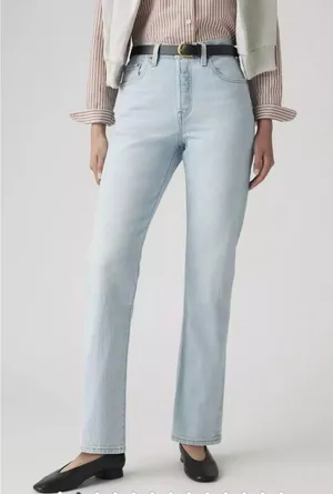 Levi's 28x28 Premium 501 Original Fit Women's Jeans Wow Me Over Light Wash thumbnail 1