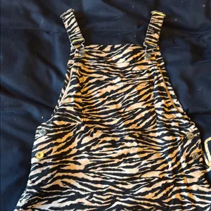 H&M Zebra Print Dress - Black and Cream thumbnail 2