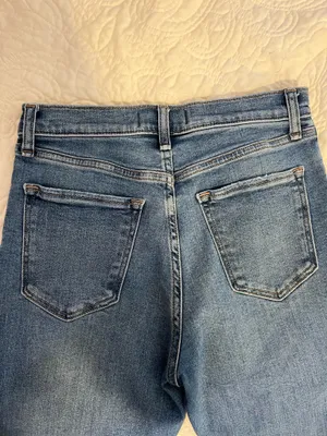 Abercrombie and Fitch super skinny high rise jeans thumbnail 4