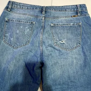 Kancan women’s high rise fray distressed jeans size 9/28 thumbnail 6