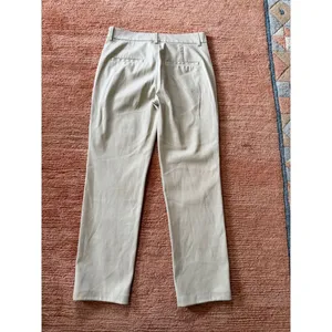 ZARA Beige Faux Leather Straight Pants Size US 2 EUR 34 thumbnail 6