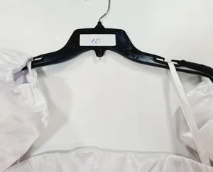 MORE TO COME Eva Strapless Dress in White Medium thumbnail 14