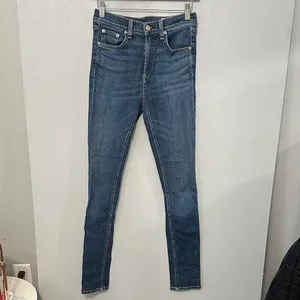 Rag & Bone Womens Skinny Jeans Eddy Blue Shadow Pocket Size 26 thumbnail 2