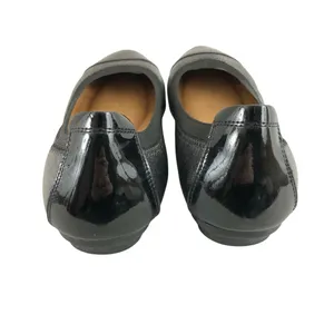 Josef Seibel Womens Ballet Flats Leather Slip On Silver Gray Metallic 37 US 6 thumbnail 3