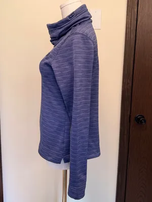 The North Face purple pullover adjustable turtleneck sweater thumbnail 8