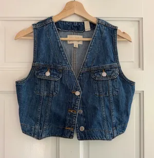 Universal Threads denim vest thumbnail 1