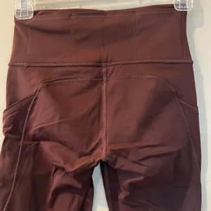 Lululemon Fast and Free High-Rise Tight 28" Non-Reflective Suede Brown Leggings thumbnail 3