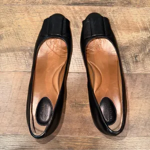Clarks Leather Heels Bow Accent Chunky Heel thumbnail 9