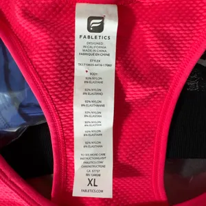 3143 | Fabletics Delta Smooth Operator Seamless Racerback Tank Pink Women's XL thumbnail 5