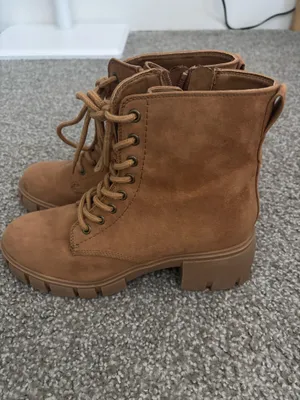 Brown Suede Boots thumbnail 4