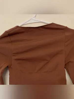 YITTY Nearly Naked Shapewear Long Sleeve Bodysuit Sizes M/L in Brown and Rich thumbnail 14