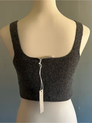 NWT Everlane Wool Cropped Tank Top | Size: L thumbnail 3