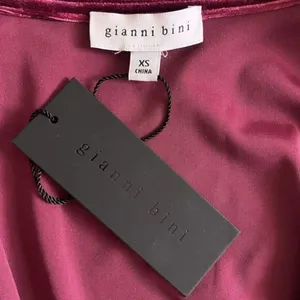 NWT Gianni Bini Leighton Merlot Red Velvet Long‎ Sleeve Wrap Mini Dress thumbnail 6