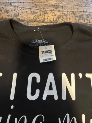 Last Creek Outfitters "If‎ I Can't Bring My Dog" Graphic Tee NWT - Size L thumbnail 3