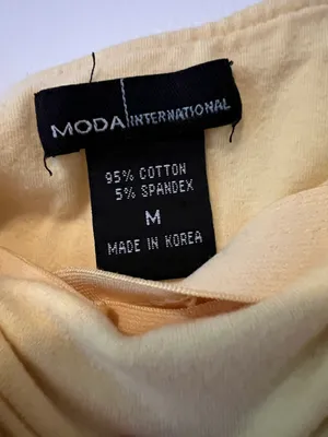 Tube Top Yellow Size M thumbnail 3